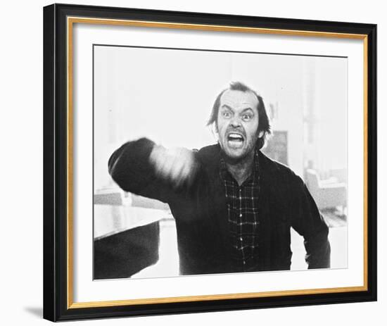 Jack Nicholson, The Shining (1980)-null-Framed Photo