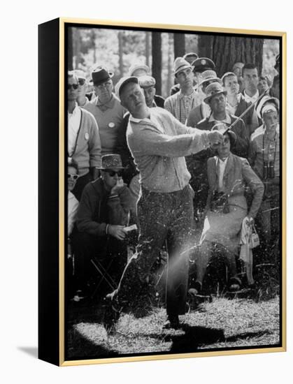 Jack Nicklaus During the Master Golf Tournament-George Silk-Framed Premier Image Canvas