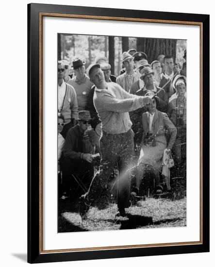 Jack Nicklaus During the Master Golf Tournament-George Silk-Framed Premium Photographic Print