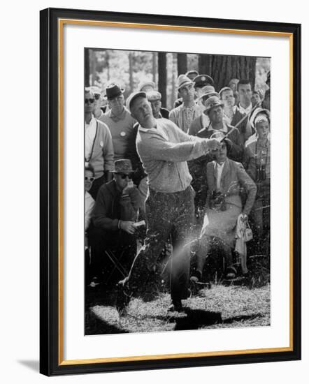 Jack Nicklaus During the Master Golf Tournament-George Silk-Framed Premium Photographic Print