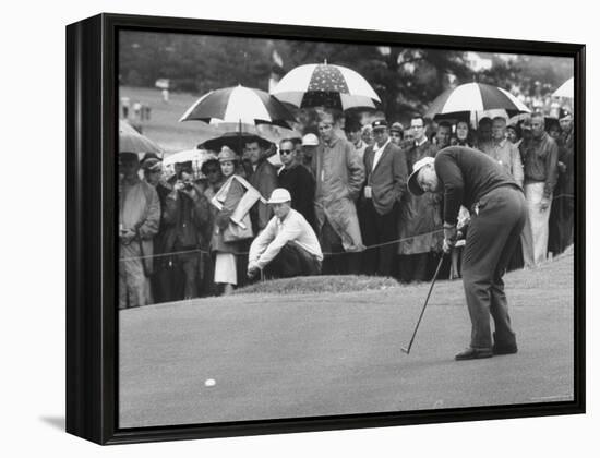 Jack Nicklaus During the Master Golf Tournament-George Silk-Framed Premier Image Canvas