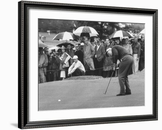 Jack Nicklaus During the Master Golf Tournament-George Silk-Framed Premium Photographic Print