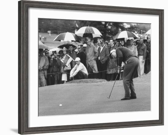 Jack Nicklaus During the Master Golf Tournament-George Silk-Framed Premium Photographic Print