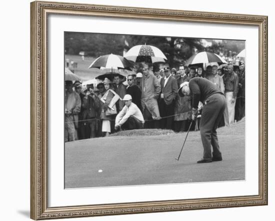 Jack Nicklaus During the Master Golf Tournament-George Silk-Framed Premium Photographic Print