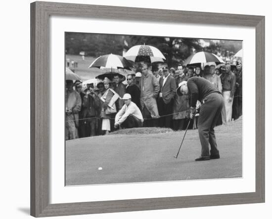 Jack Nicklaus During the Master Golf Tournament-George Silk-Framed Premium Photographic Print