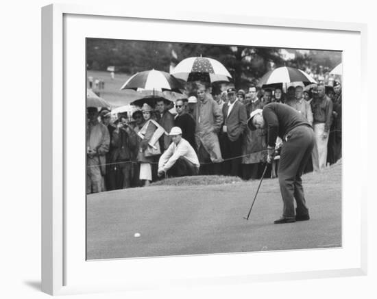 Jack Nicklaus During the Master Golf Tournament-George Silk-Framed Premium Photographic Print