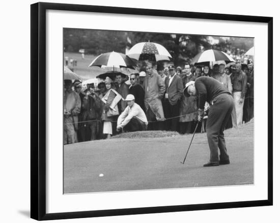 Jack Nicklaus During the Master Golf Tournament-George Silk-Framed Premium Photographic Print