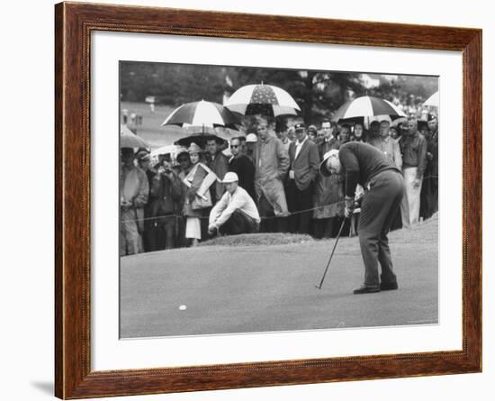 Jack Nicklaus During the Master Golf Tournament-George Silk-Framed Premium Photographic Print