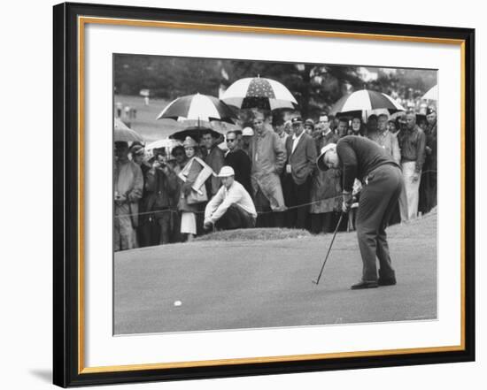 Jack Nicklaus During the Master Golf Tournament-George Silk-Framed Premium Photographic Print