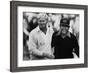 Jack Nicklaus, Lee Trevino, at U.S. Open Championship in Pebble Beach, California, June 18, 1972-null-Framed Photo