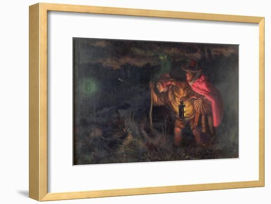 Jack O'Lantern, 1872-Arthur Hughes-Framed Giclee Print