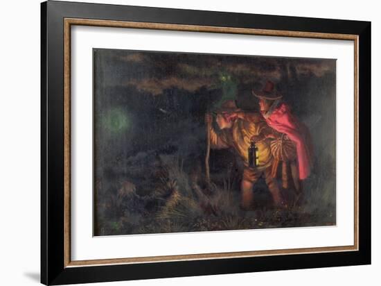 Jack O'Lantern, 1872-Arthur Hughes-Framed Giclee Print