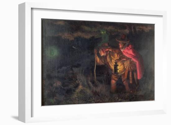 Jack O'Lantern, 1872-Arthur Hughes-Framed Giclee Print