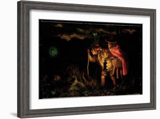 Jack O'Lantern, 1872-Arthur Hughes-Framed Giclee Print