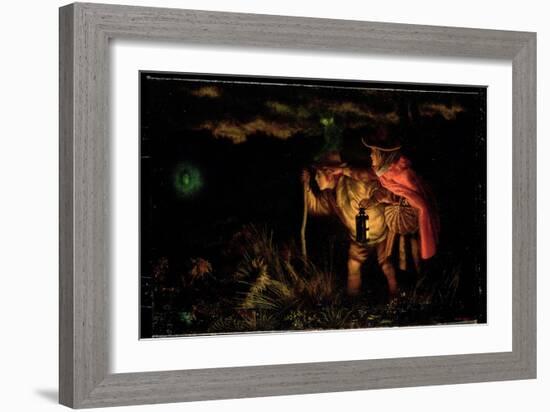 Jack O'Lantern, 1872-Arthur Hughes-Framed Giclee Print