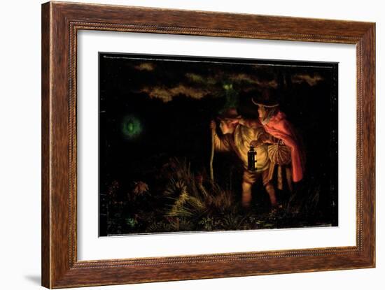 Jack O'Lantern, 1872-Arthur Hughes-Framed Giclee Print