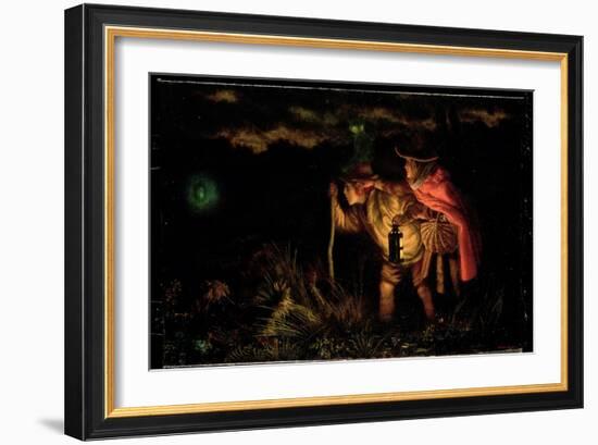 Jack O'Lantern, 1872-Arthur Hughes-Framed Giclee Print