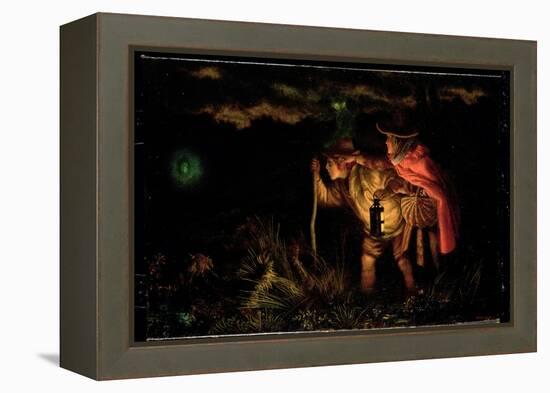 Jack O'Lantern, 1872-Arthur Hughes-Framed Premier Image Canvas