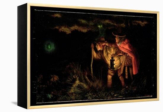 Jack O'Lantern, 1872-Arthur Hughes-Framed Premier Image Canvas