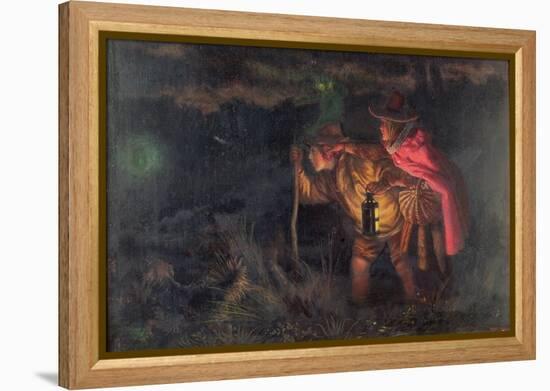 Jack O'Lantern, 1872-Arthur Hughes-Framed Premier Image Canvas