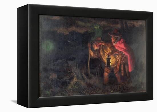 Jack O'Lantern, 1872-Arthur Hughes-Framed Premier Image Canvas