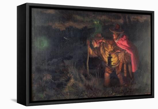 Jack O'Lantern, 1872-Arthur Hughes-Framed Premier Image Canvas