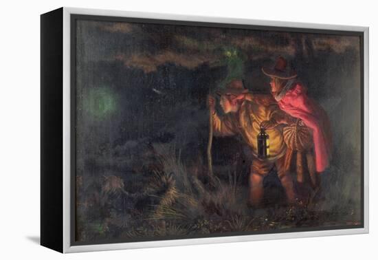 Jack O'Lantern, 1872-Arthur Hughes-Framed Premier Image Canvas