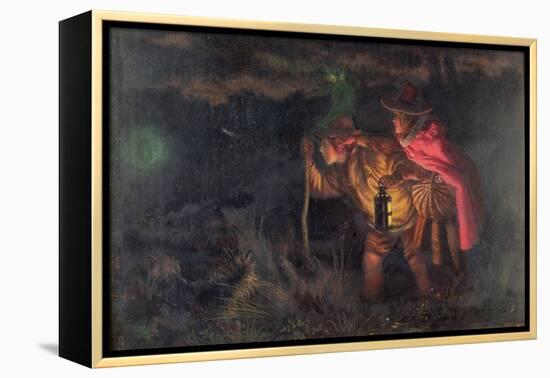 Jack O'Lantern, 1872-Arthur Hughes-Framed Premier Image Canvas