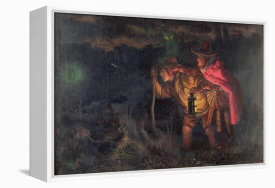 Jack O'Lantern, 1872-Arthur Hughes-Framed Premier Image Canvas