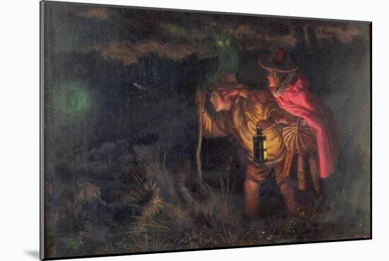 Jack O'Lantern, 1872-Arthur Hughes-Mounted Giclee Print