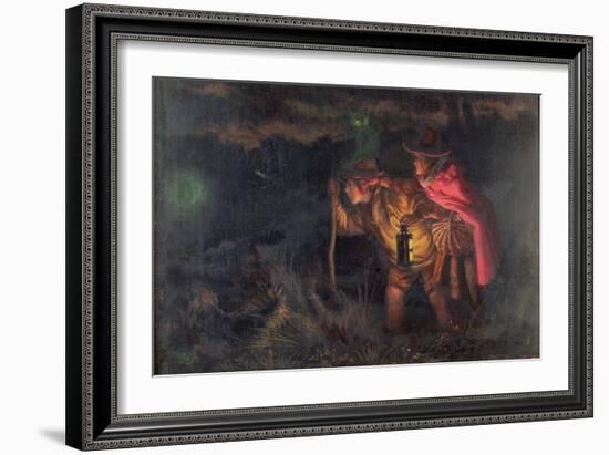 Jack O'Lantern, 1872-Arthur Hughes-Framed Giclee Print