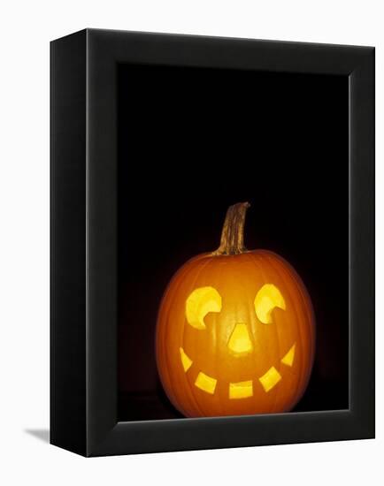 Jack-O-Lantern, Halloween, Washington, USA-null-Framed Premier Image Canvas