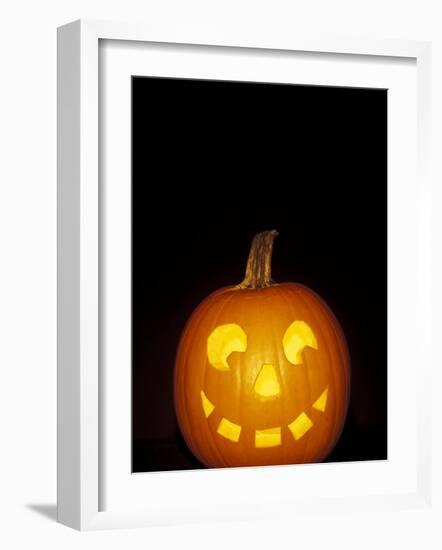 Jack-O-Lantern, Halloween, Washington, USA-null-Framed Photographic Print
