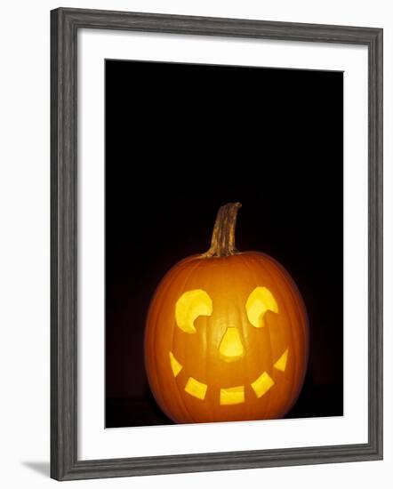 Jack-O-Lantern, Halloween, Washington, USA-null-Framed Photographic Print