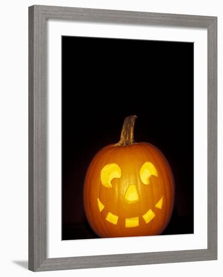 Jack-O-Lantern, Halloween, Washington, USA-null-Framed Photographic Print