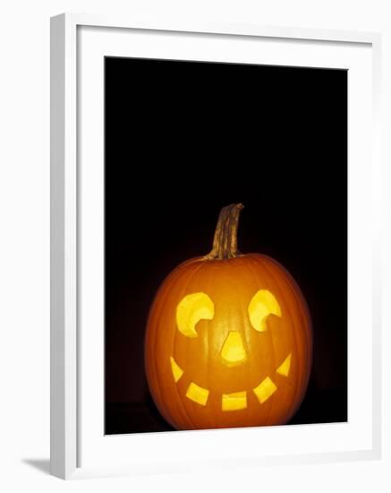 Jack-O-Lantern, Halloween, Washington, USA-null-Framed Photographic Print