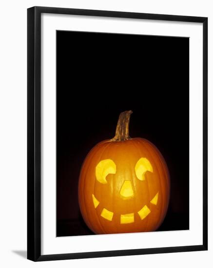 Jack-O-Lantern, Halloween, Washington, USA-null-Framed Photographic Print