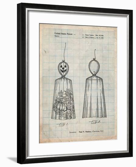 Jack O'Lantern Patent-Cole Borders-Framed Art Print