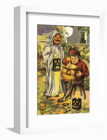 Jack O' Lantern-null-Framed Art Print