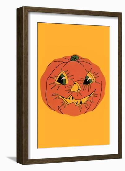 Jack-O-Lantern-null-Framed Art Print