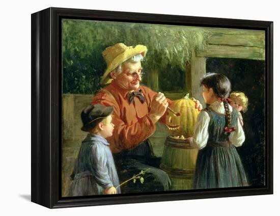 Jack-O-Lantern-Abbott Fuller Graves-Framed Premier Image Canvas