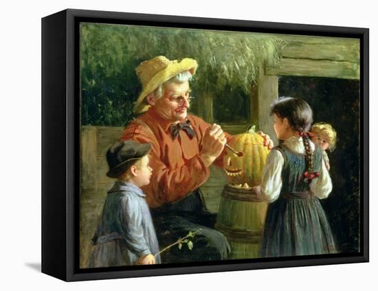 Jack-O-Lantern-Abbott Fuller Graves-Framed Premier Image Canvas