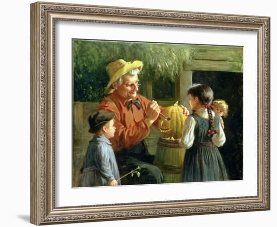 Jack-O-Lantern-Abbott Fuller Graves-Framed Giclee Print