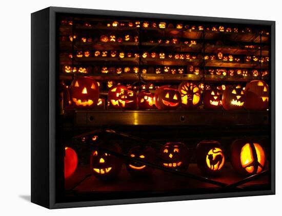 Jack-O-Lanterns-null-Framed Premier Image Canvas