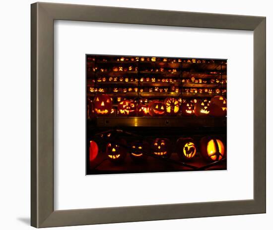 Jack-O-Lanterns-null-Framed Photographic Print