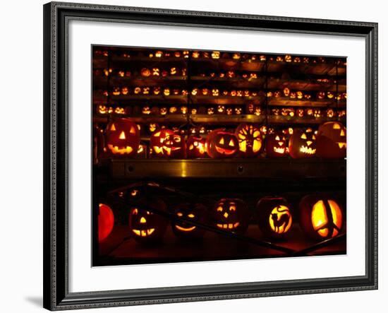 Jack-O-Lanterns-null-Framed Photographic Print