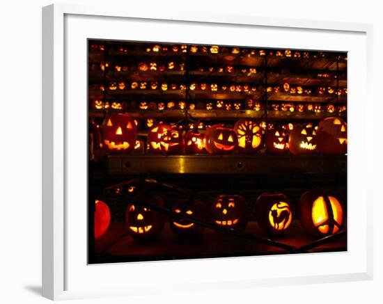 Jack-O-Lanterns-null-Framed Photographic Print