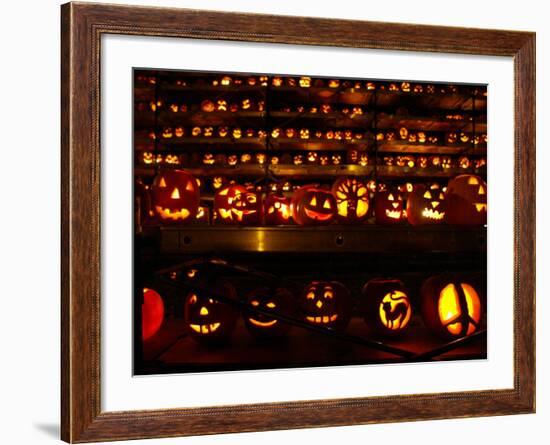 Jack-O-Lanterns-null-Framed Photographic Print