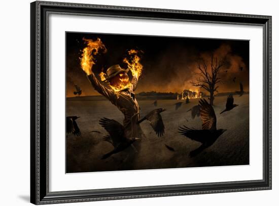 Jack-o\&#039;-Scarecrow-Christophe Kiciak-Framed Premium Photographic Print