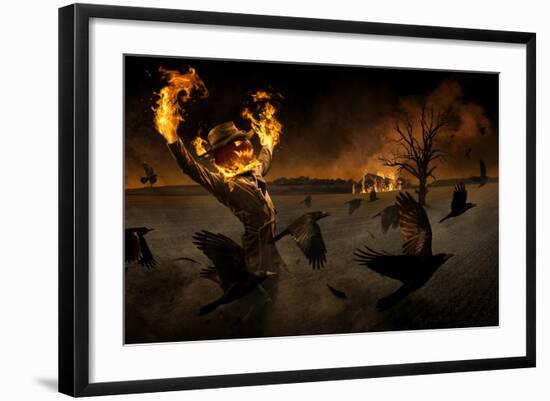 Jack-o\&#039;-Scarecrow-Christophe Kiciak-Framed Premium Photographic Print